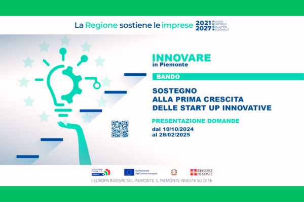 Sostegno alla prima crescita delle start up innovative piemonte